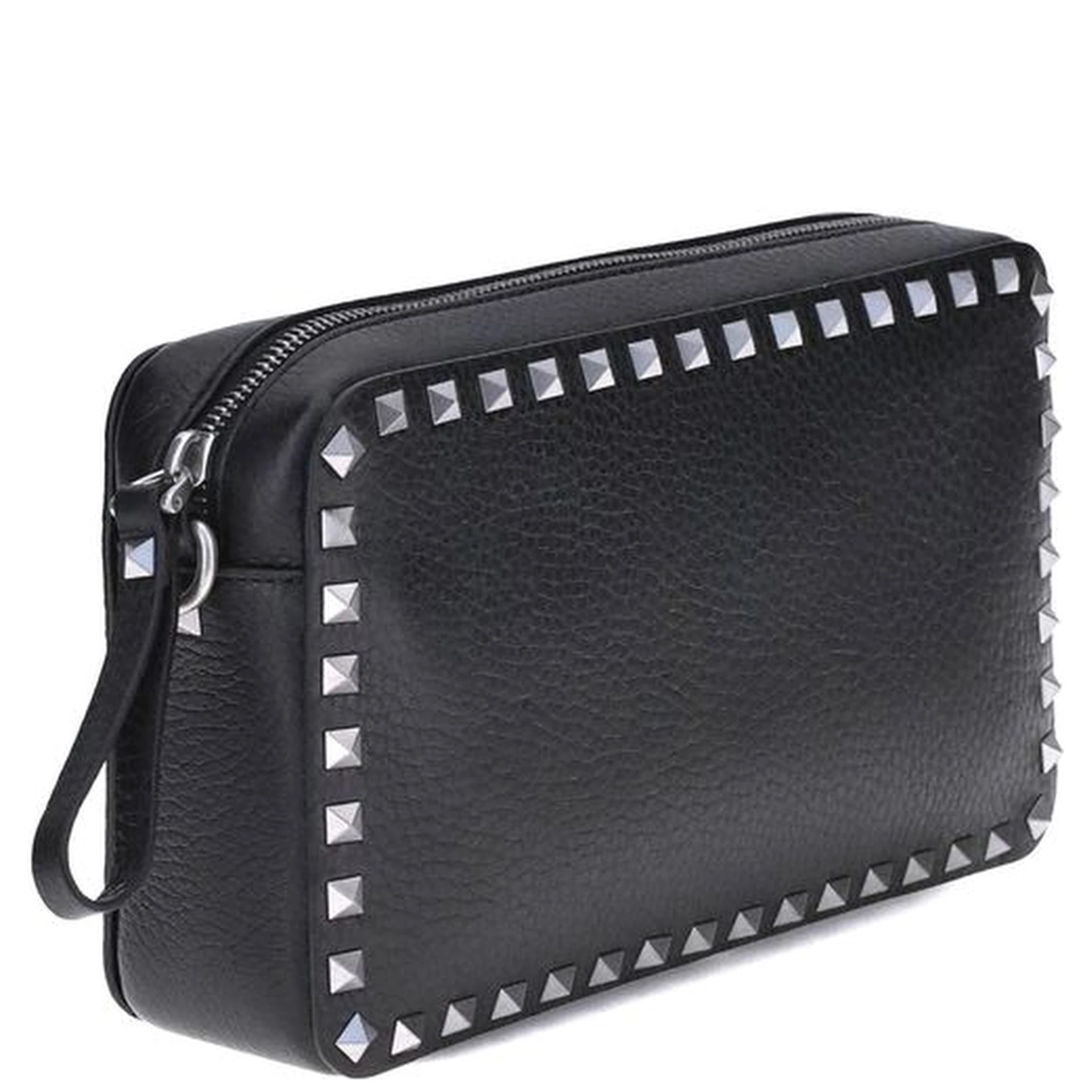 Black Calf Leather Bos Taurus Shoulder Bag