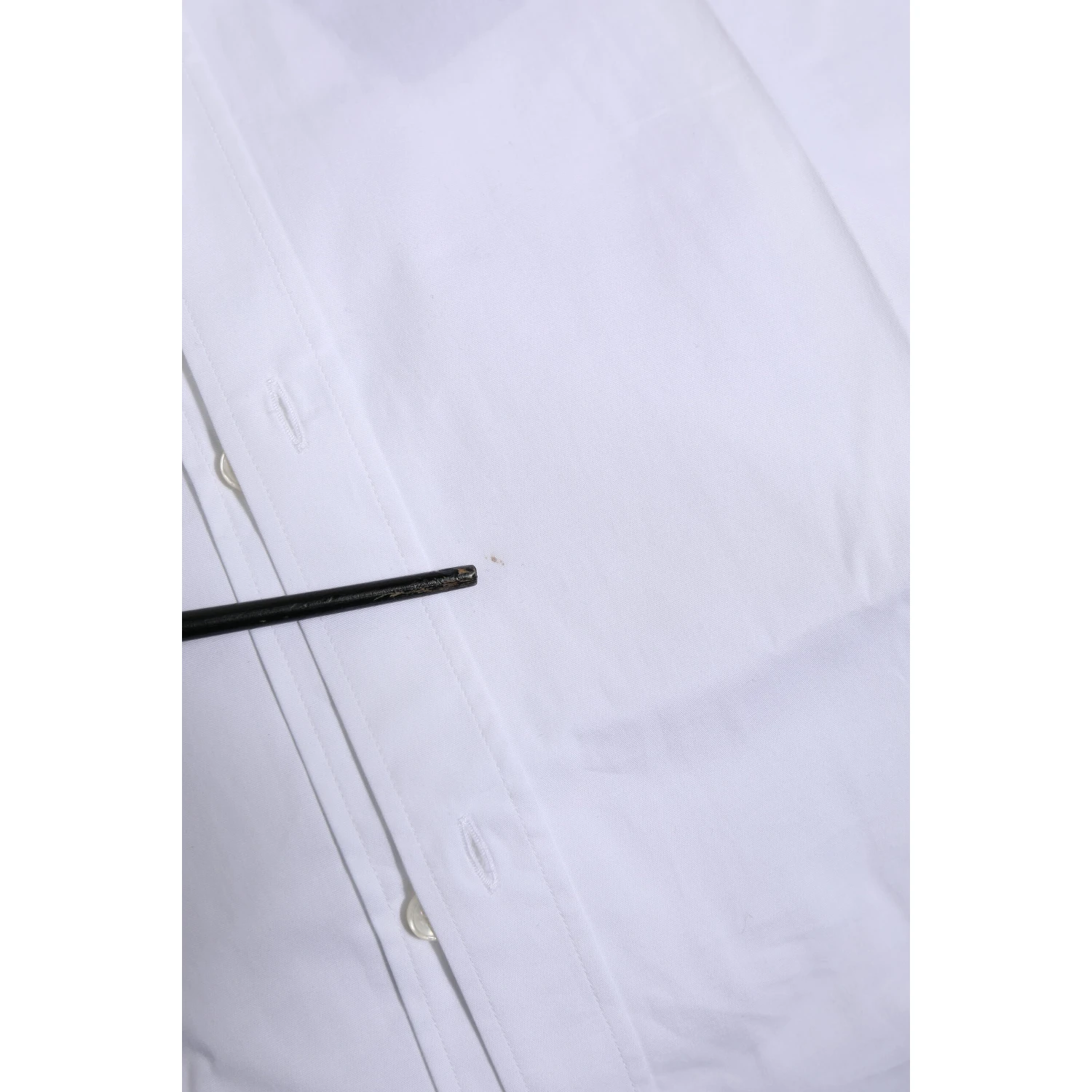 White Cotton GOLD Long Sleeves Formal Shirt