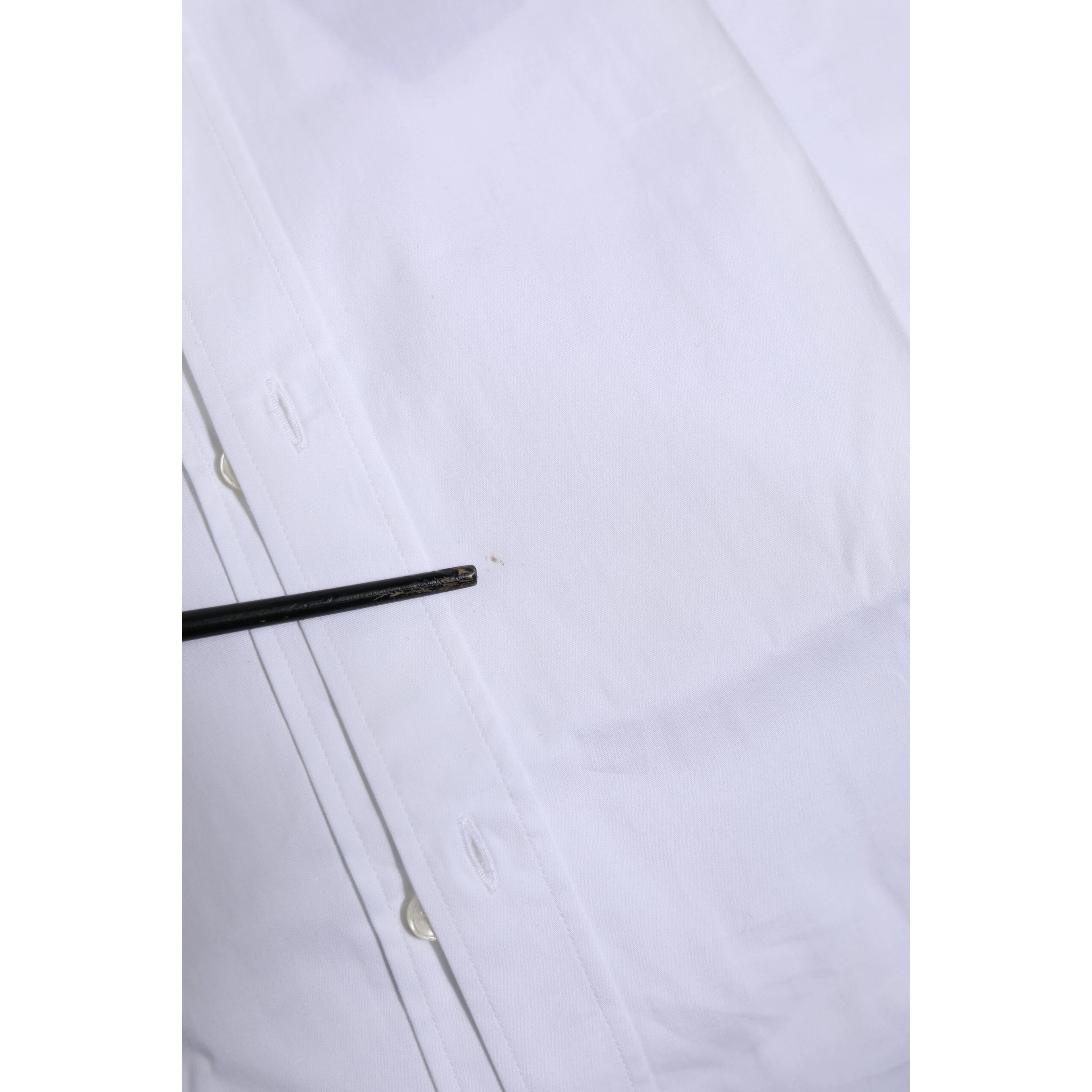 White Cotton GOLD Long Sleeves Formal Shirt