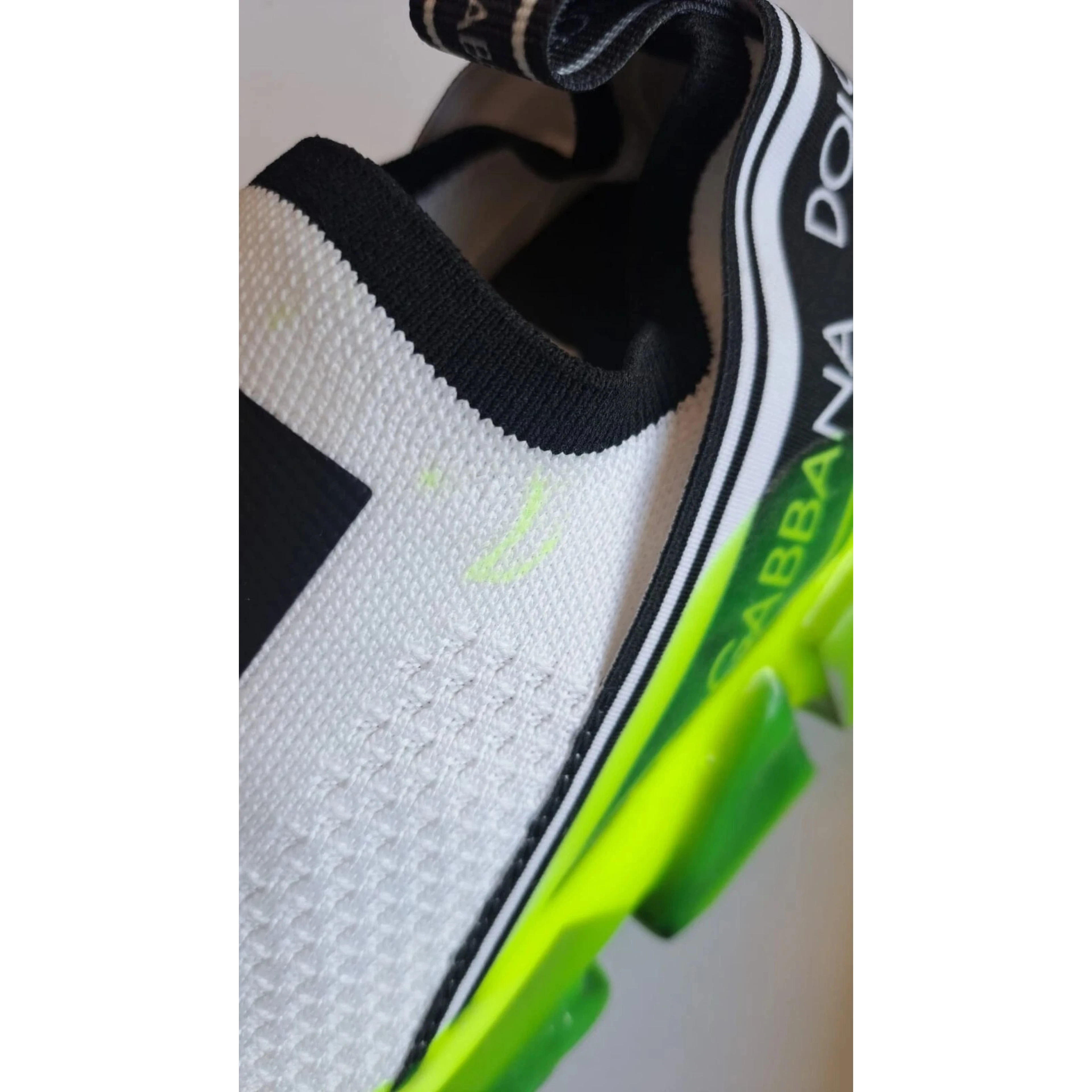 White Yellow Slip On Sorrento Sneakers Shoes