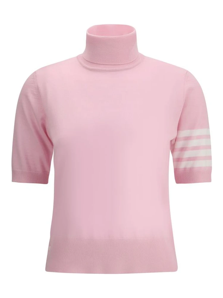 Multicolor Polyamide Turtleneck