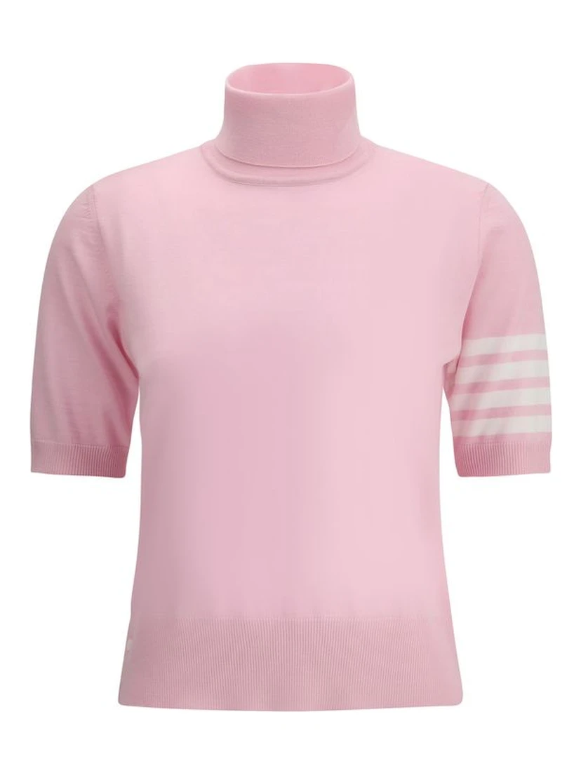 Multicolor Polyamide Turtleneck