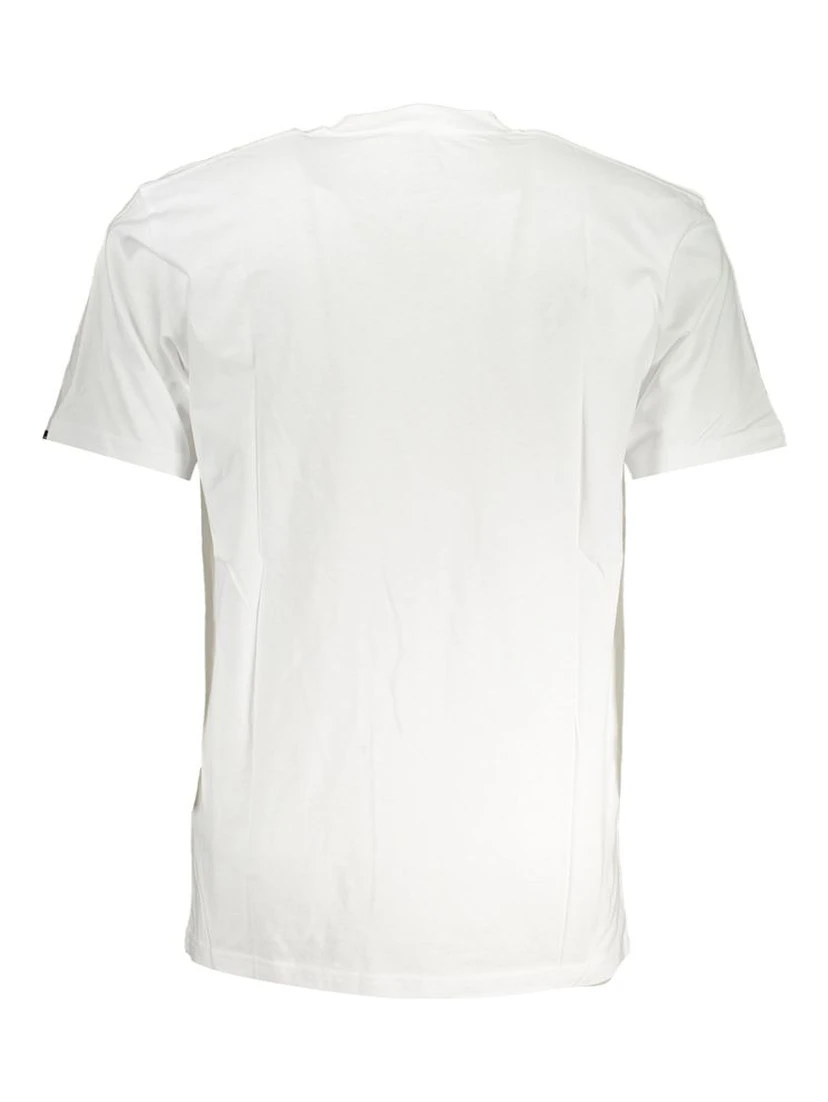 White Cotton Men T-Shirt