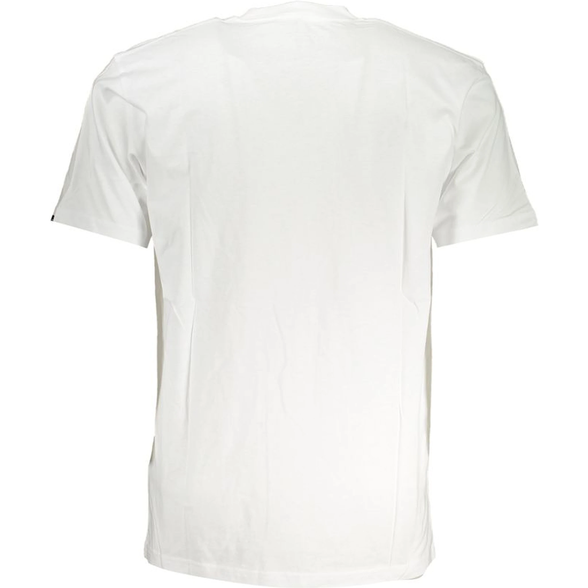 White Cotton Men T-Shirt