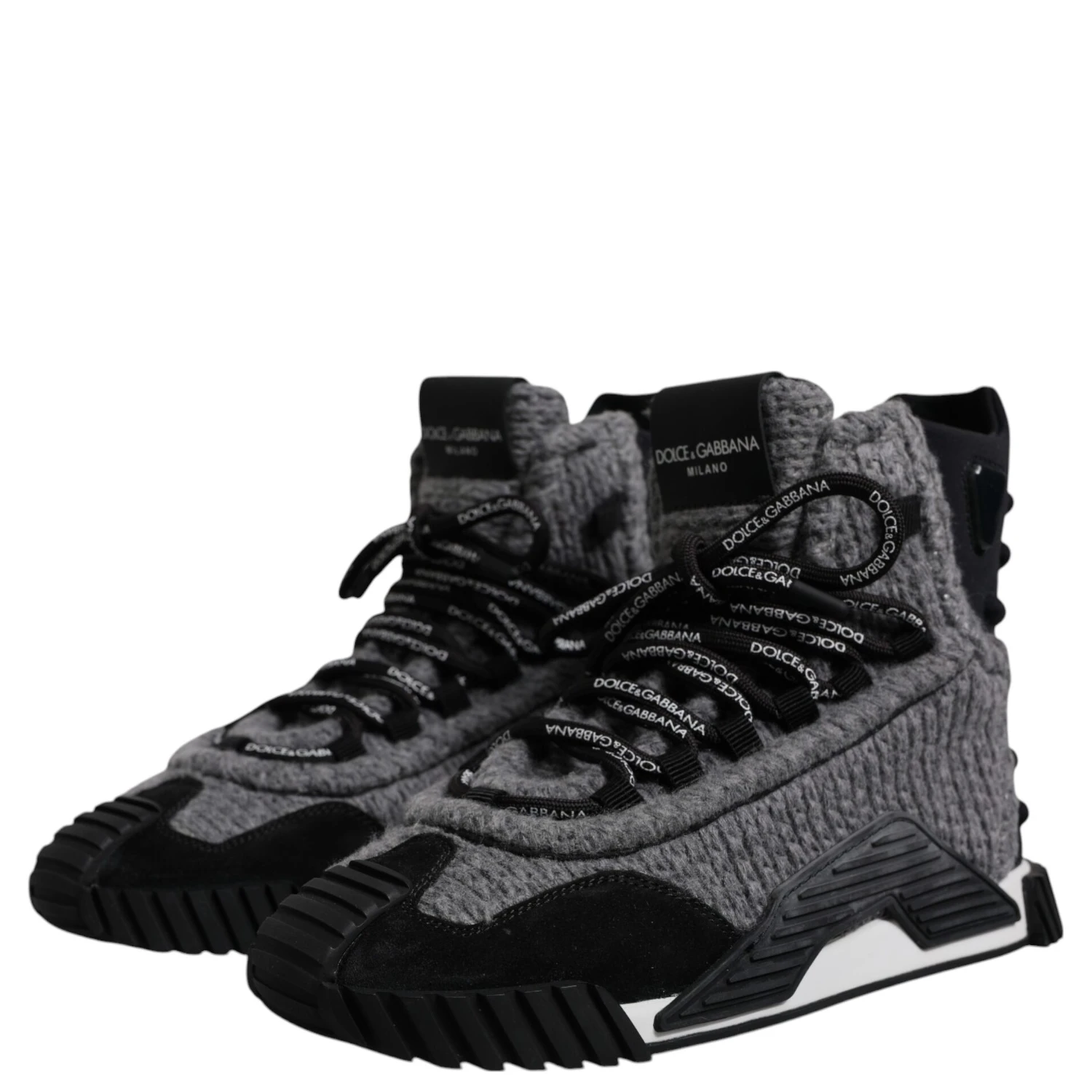 Gray Black NS1 High Top Boots Sneakers Shoes