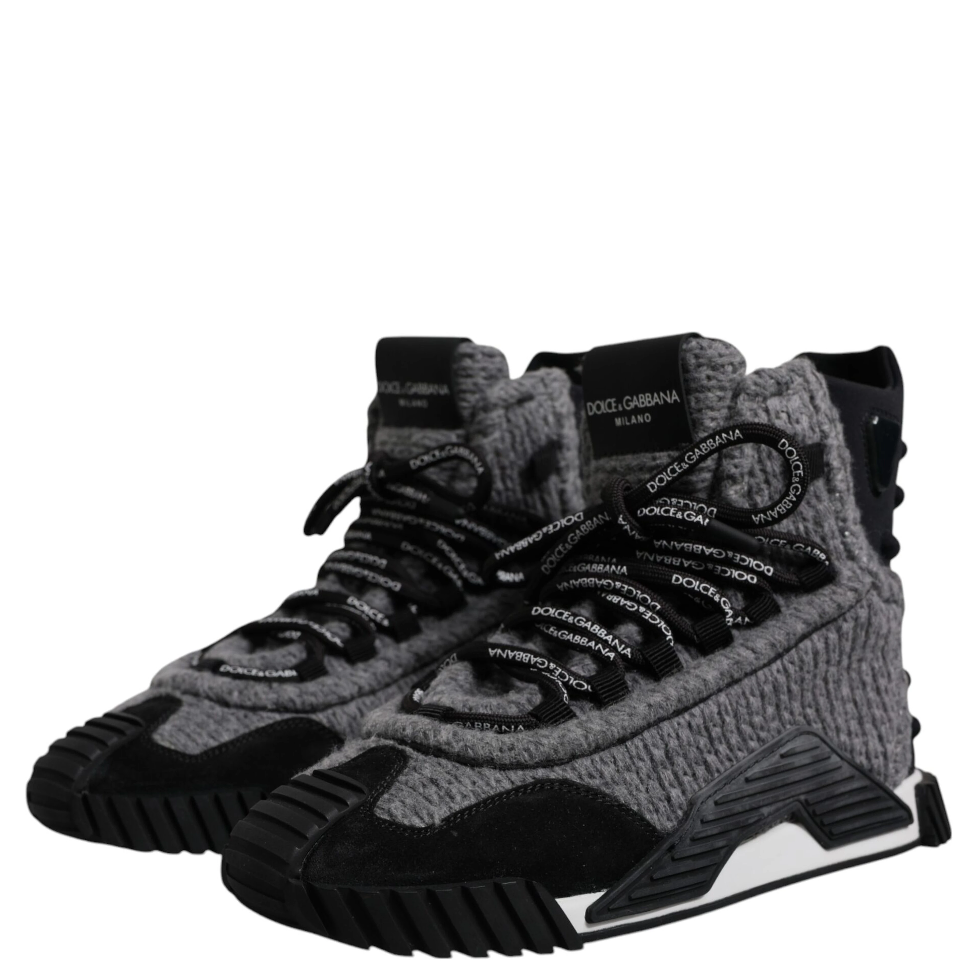 Gray Black NS1 High Top Boots Sneakers Shoes