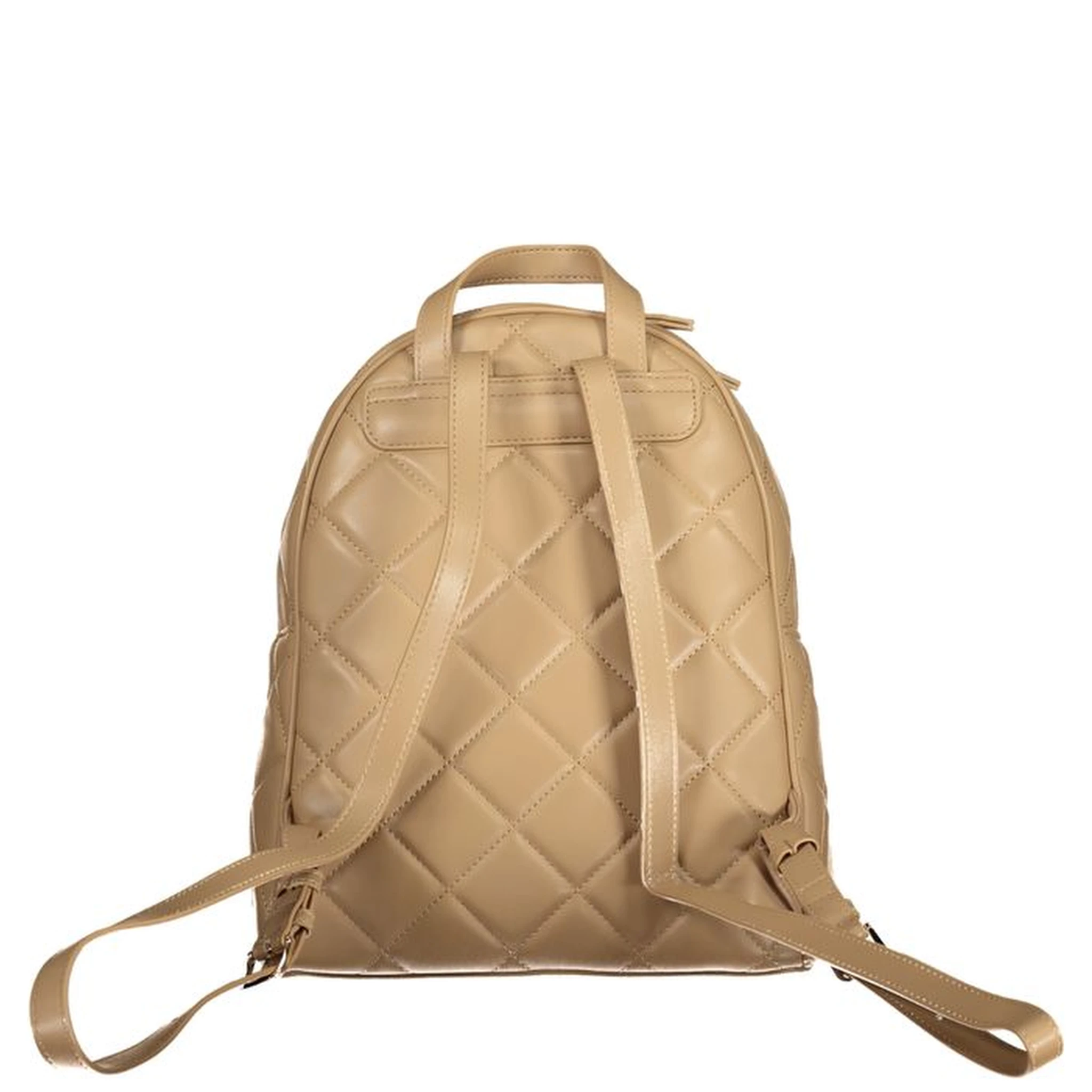 Beige Polyethylene Women Backpack