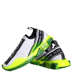 White Yellow Slip On Sorrento Sneakers Shoes