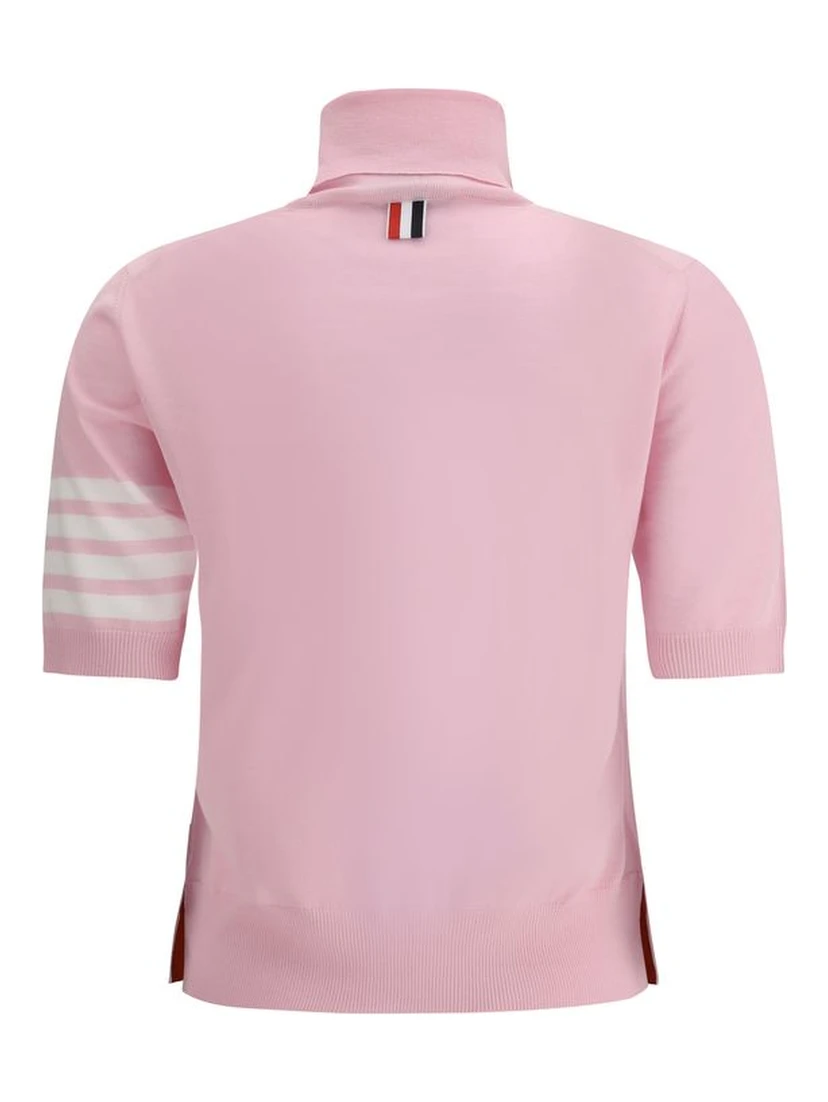 Multicolor Polyamide Turtleneck