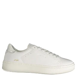 White Polyester Women Sneaker