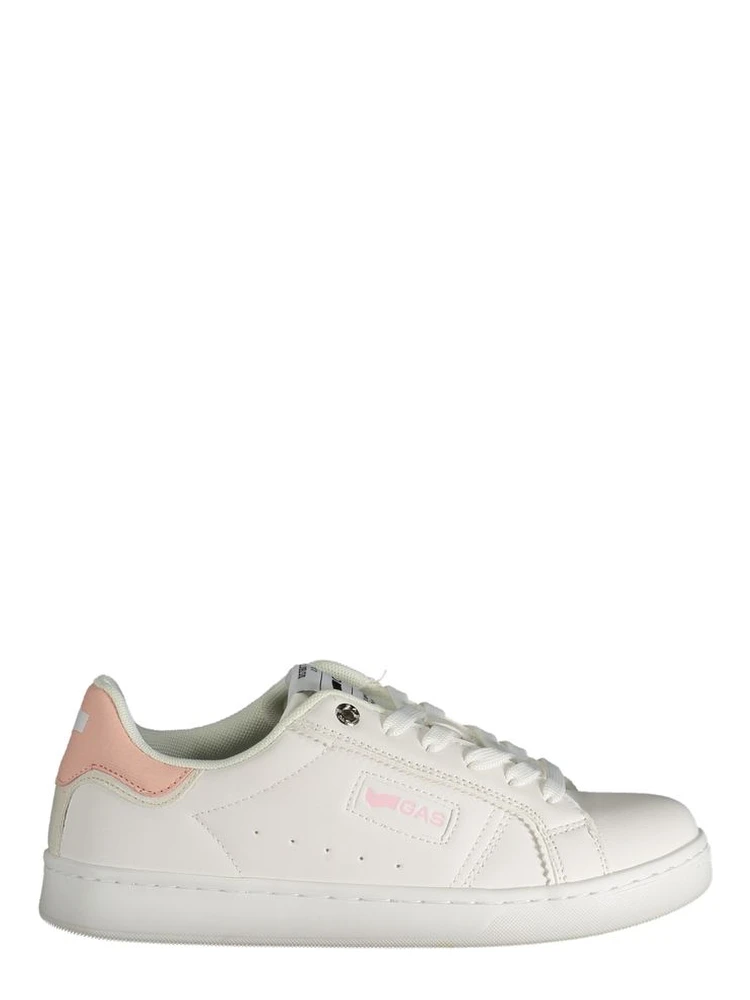 White Polyester Women Sneaker