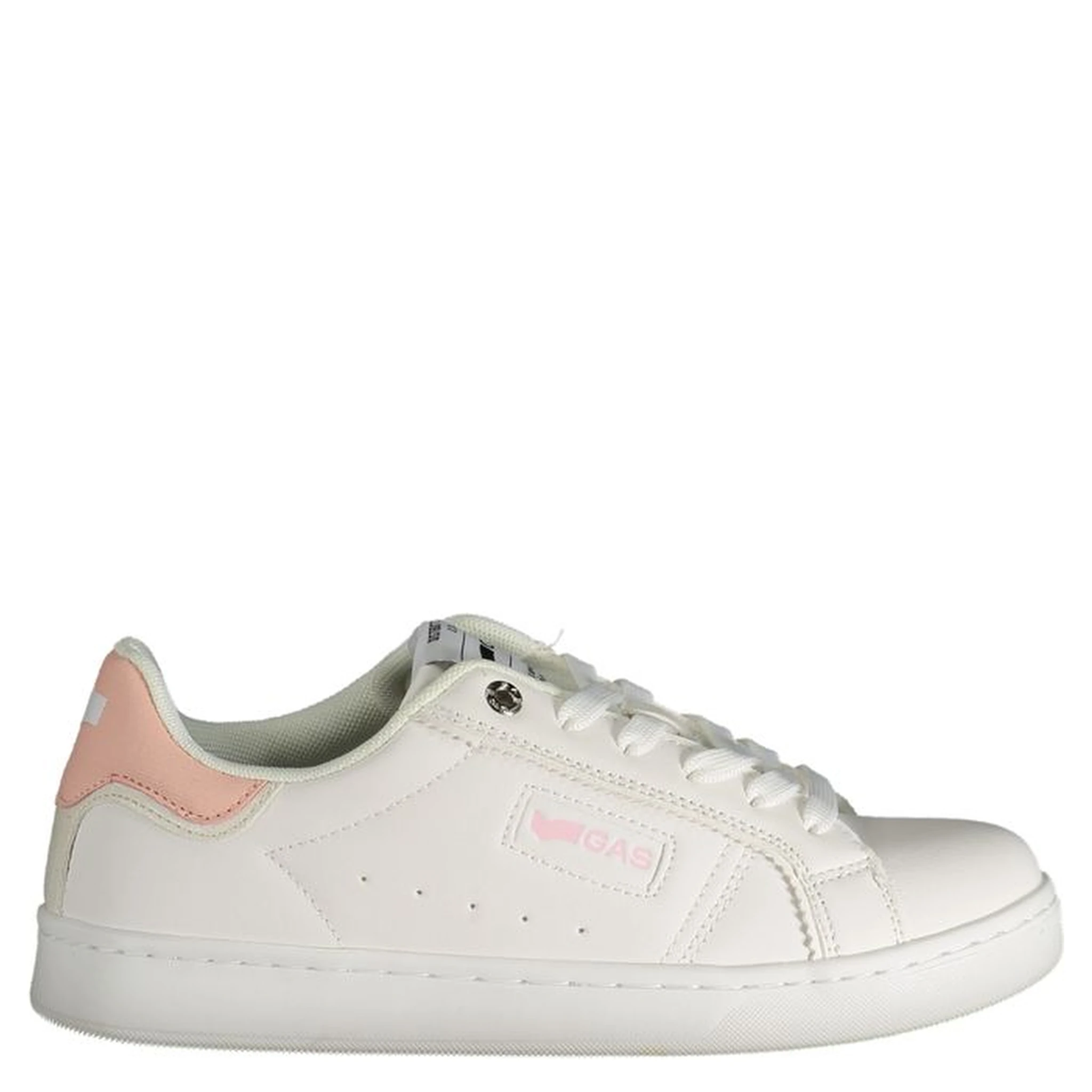 White Polyester Women Sneaker