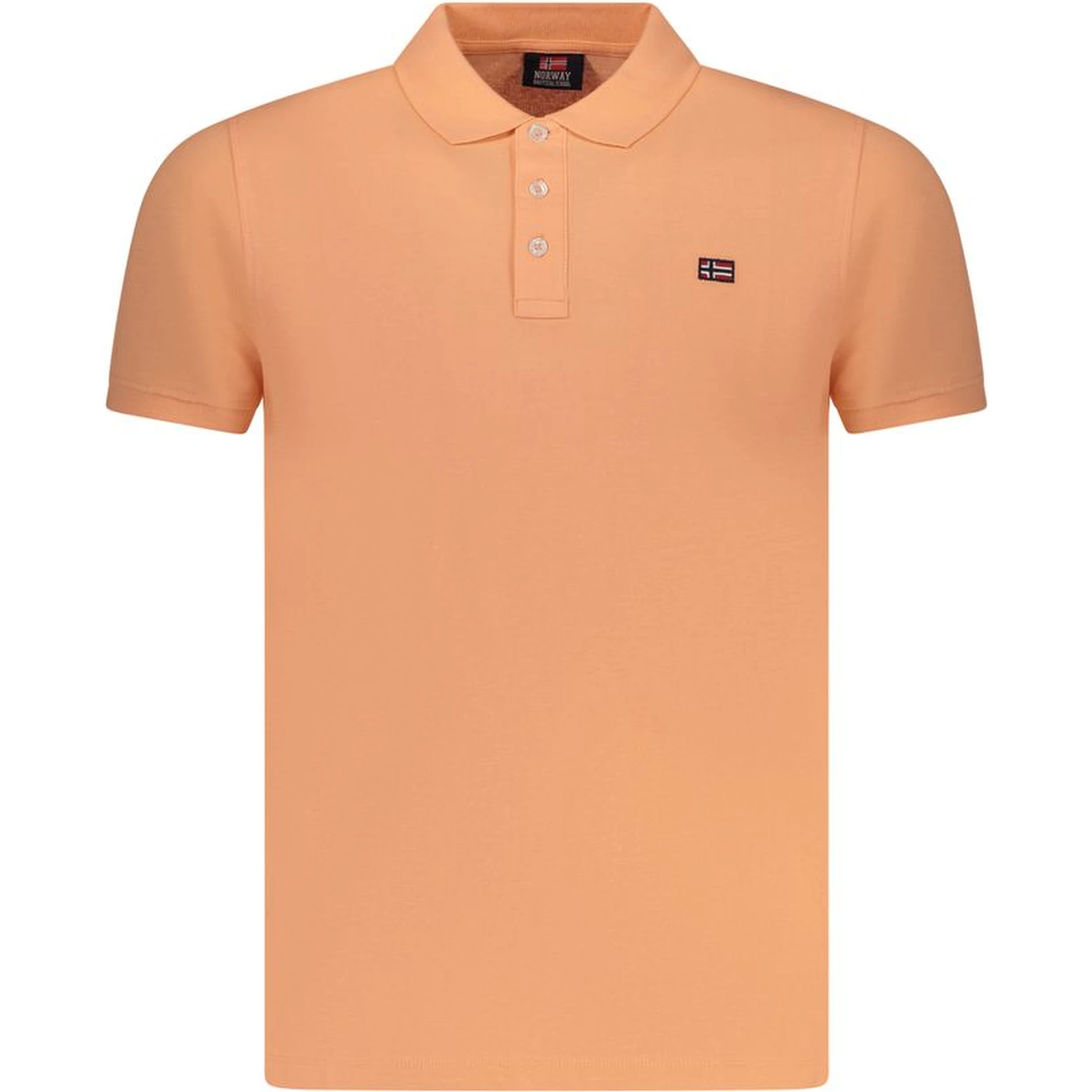 Pink Cotton Men Polo Shirt