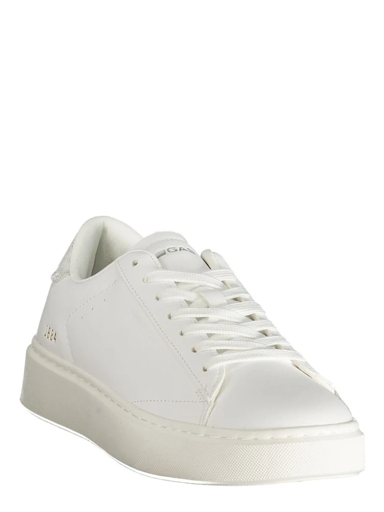 White Polyester Women Sneaker alternative