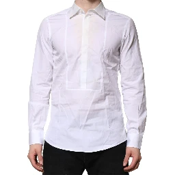 White Poplin Cotton Formal Men Dress Shirt