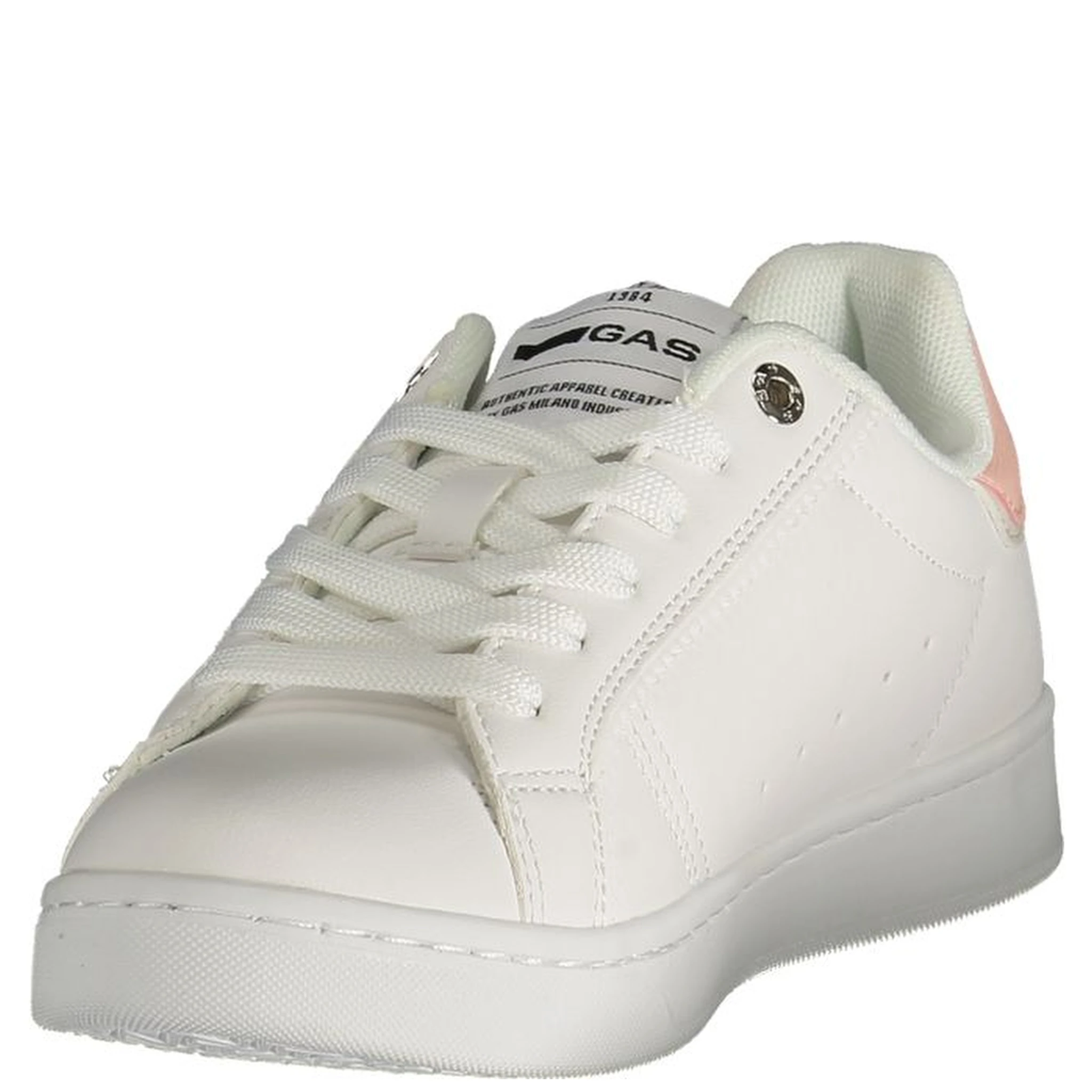 White Polyester Women Sneaker