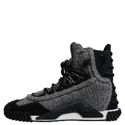 Gray Black NS1 High Top Boots Sneakers Shoes