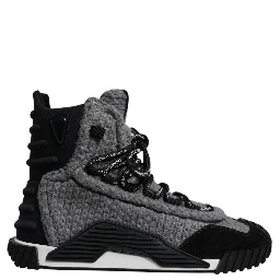 Gray Black NS1 High Top Boots Sneakers Shoes