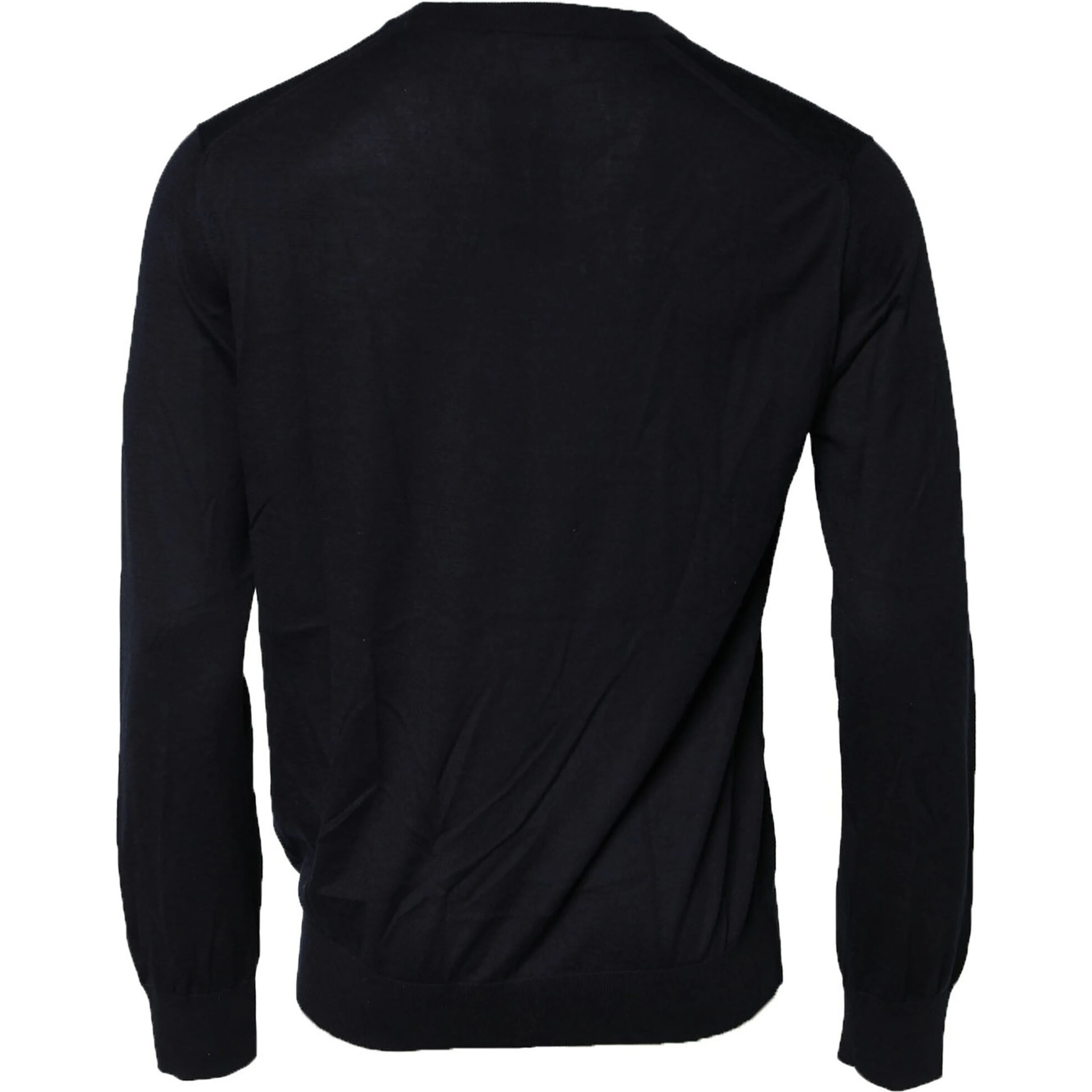 Black Long Sleeve CrewNeck Pullover Sweater