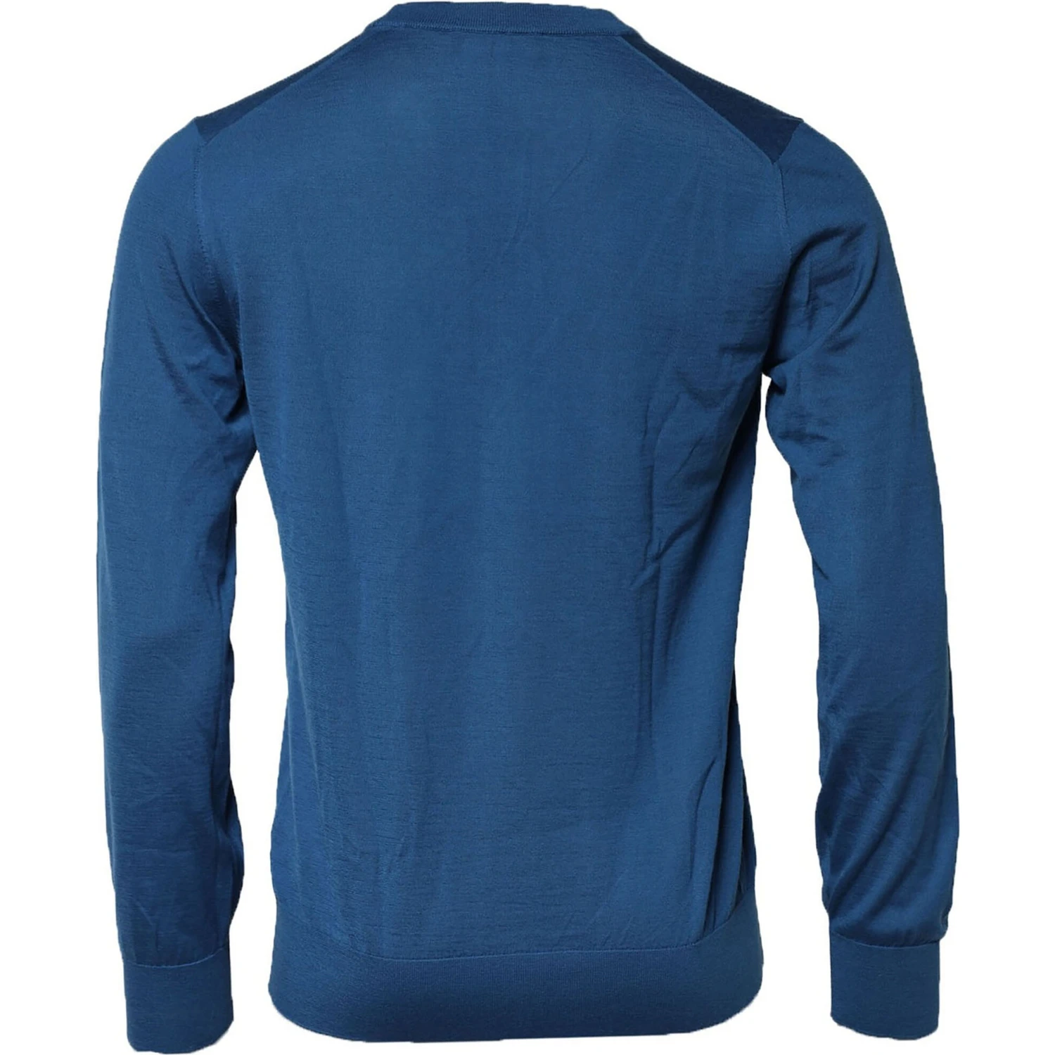 Blue Cashmere Crew Neck Sweatshirt Sweater