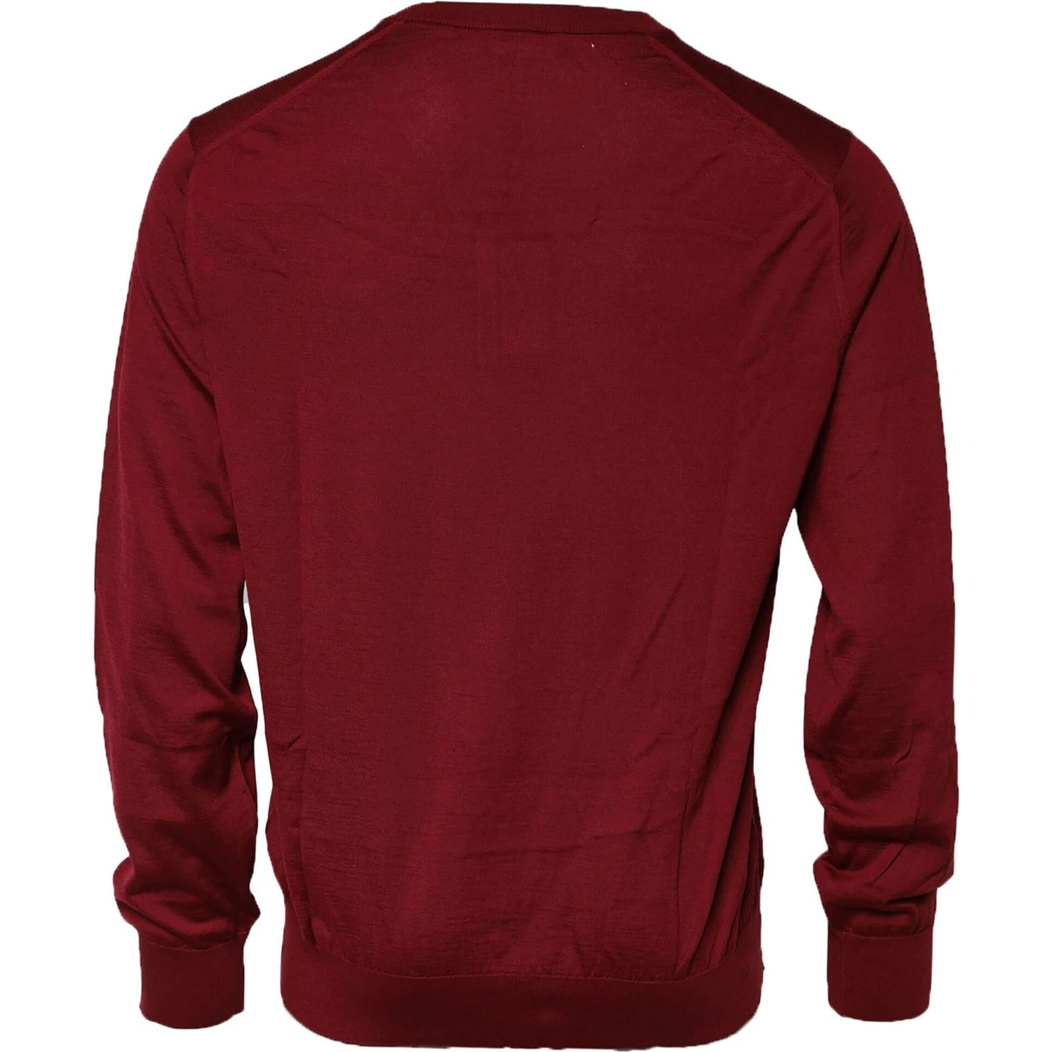 Maroon Cashmere Crew Neck Sweatshirt Sweater