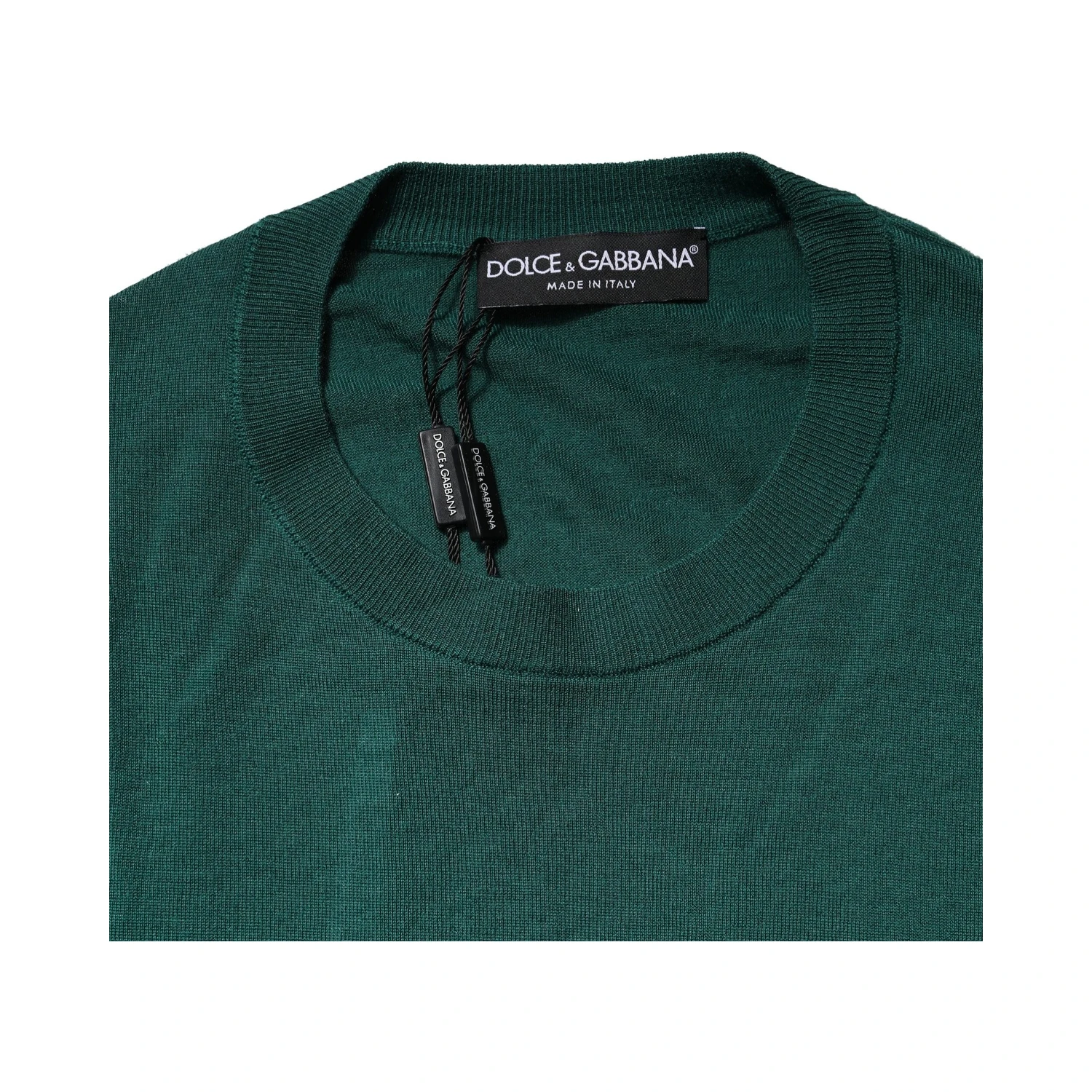 Green Cashmere Crew Neck Sweatshirt Sweater