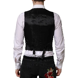 Gray Wool Dress Formal Men Waistcoat Vest