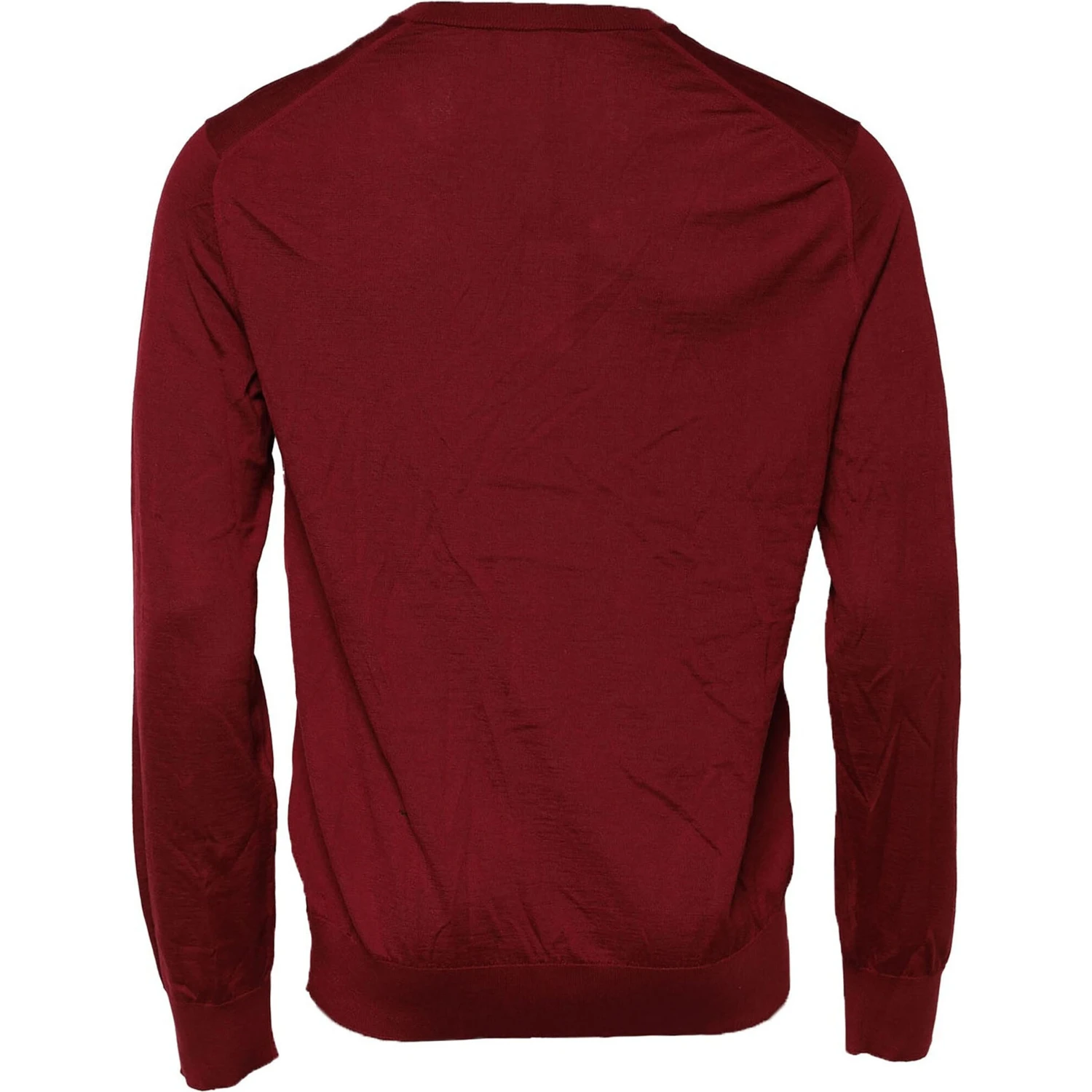 Maroon Cashmere Crew Neck Sweatshirt Sweater