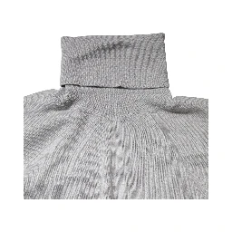 Gray Long Sleeve Turtleneck Pullover Sweater