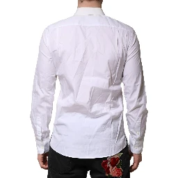 White Poplin Cotton Formal Men Dress Shirt