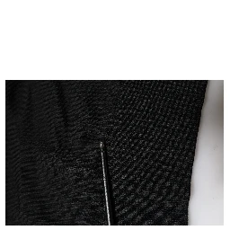 Black Long Sleeve Crew Neck Pullover Sweater