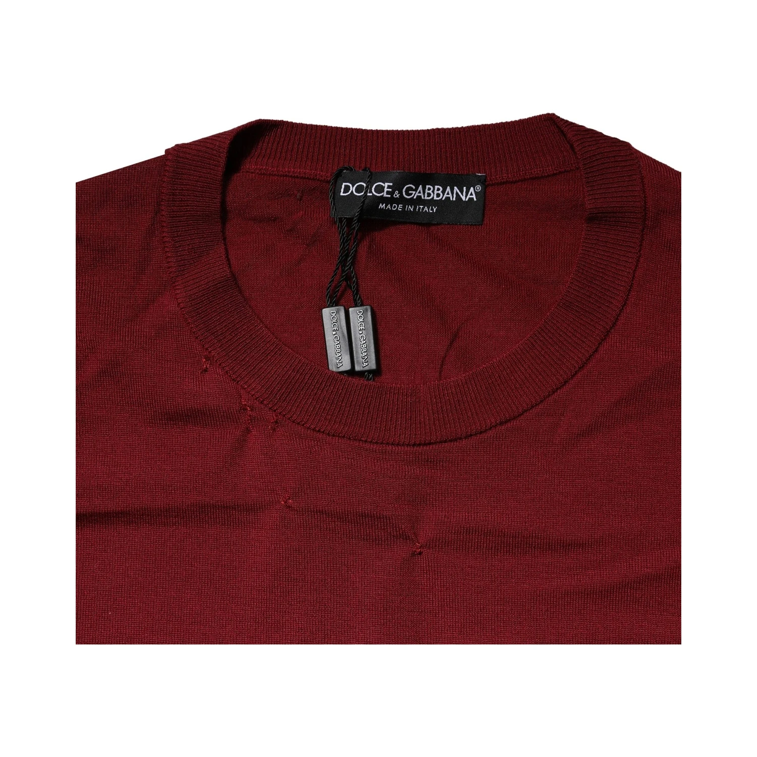 Maroon Cashmere Crew Neck Sweatshirt Sweater