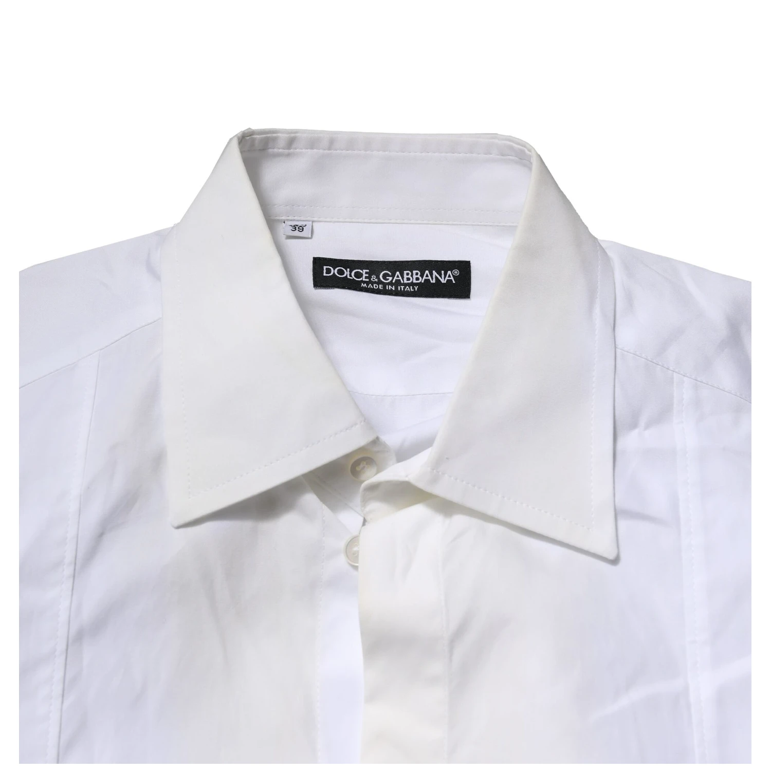 White Poplin Cotton Formal Men Dress Shirt