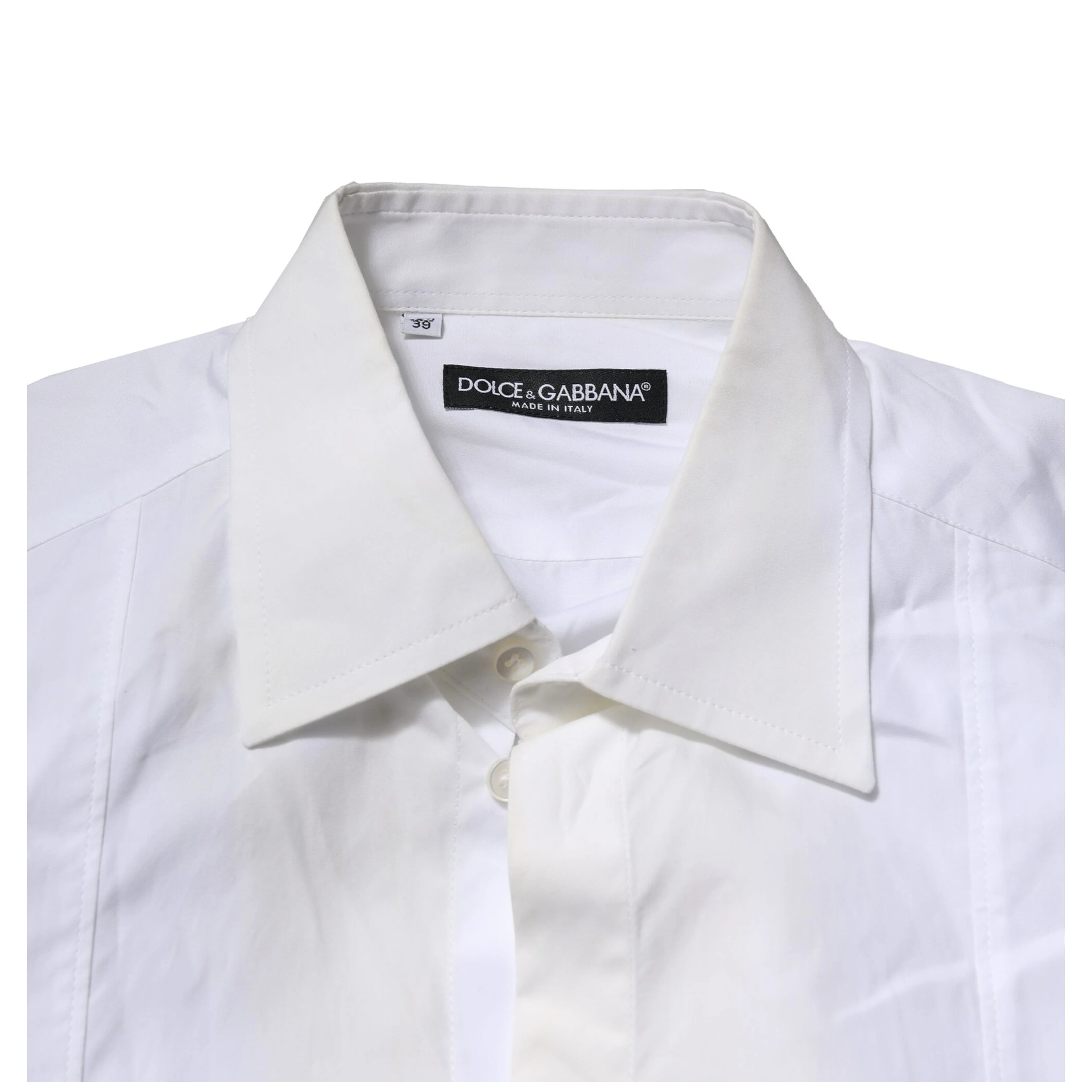 White Poplin Cotton Formal Men Dress Shirt