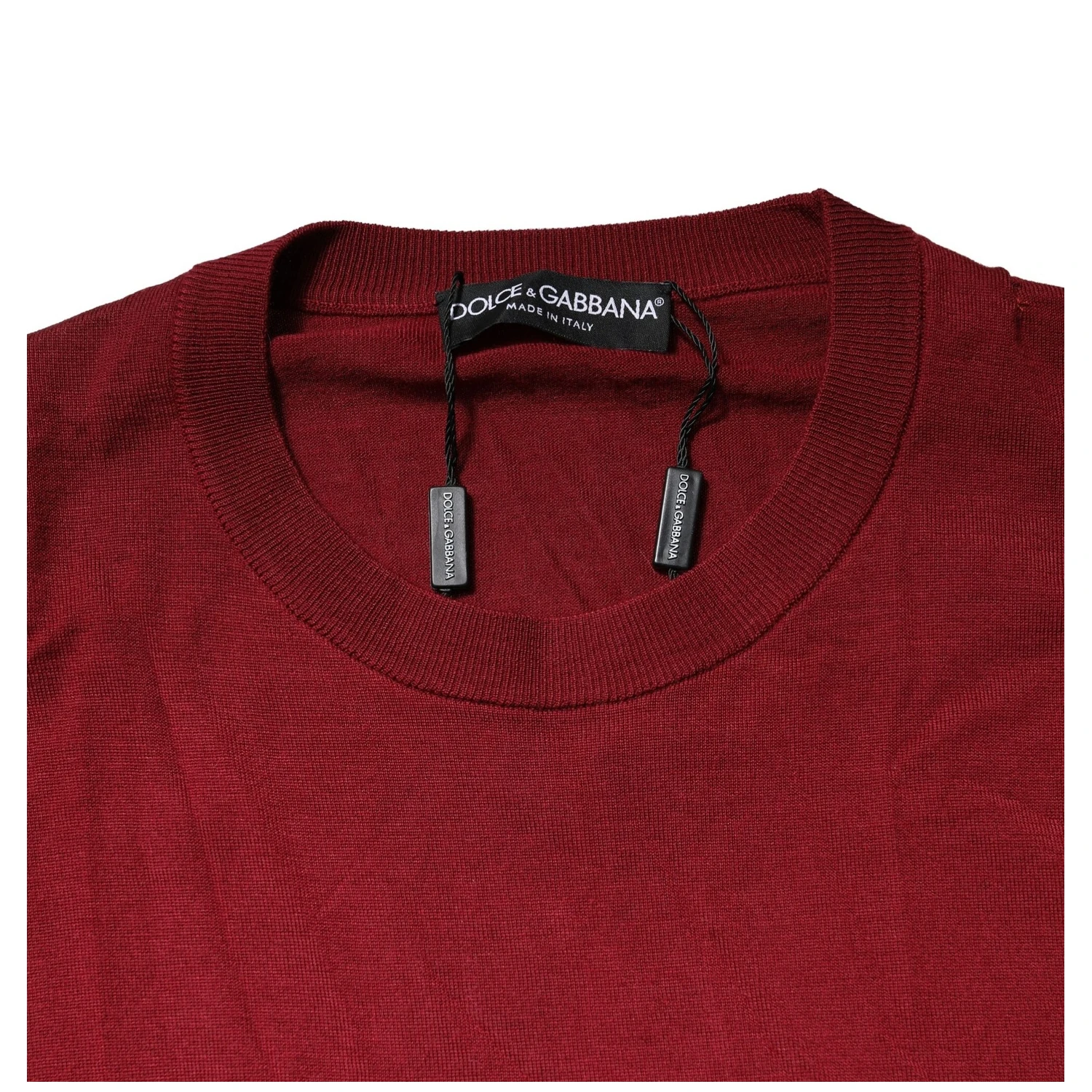 Maroon Cashmere Crew Neck Sweatshirt Sweater