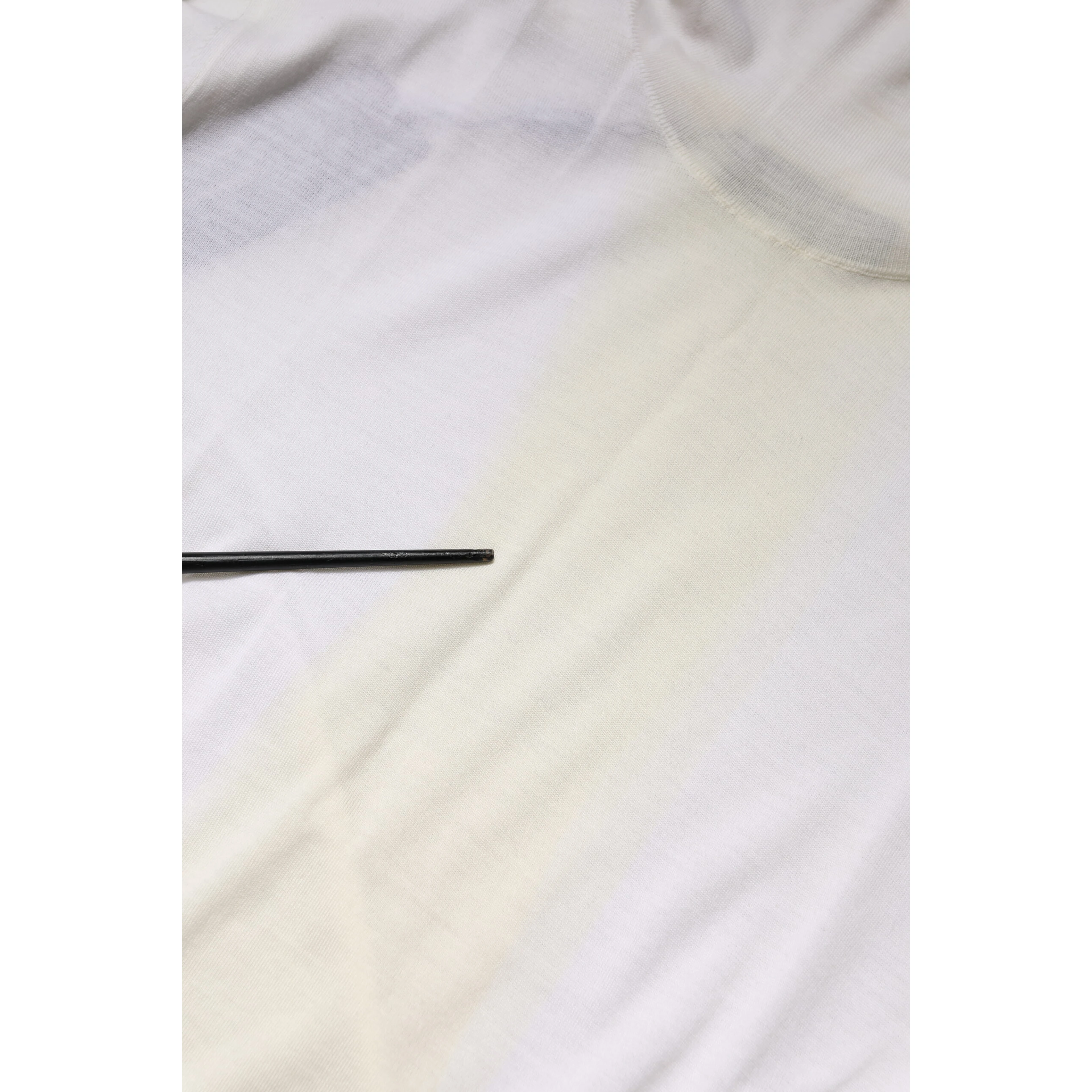White Wool Turtleneck Men Sweatshirt Sweater