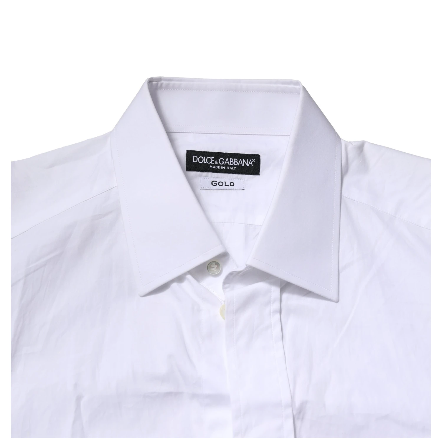 White GOLD Cotton Men Dress Formal Shirt