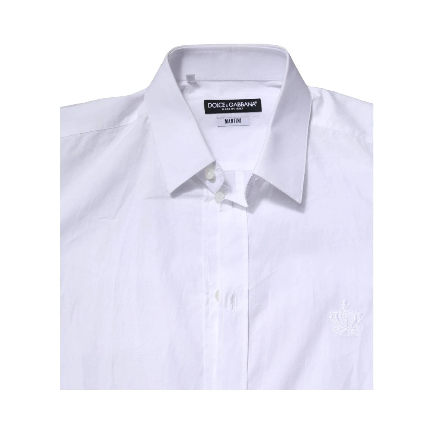 White MARTINI Long Sleeves Men Formal Shirt