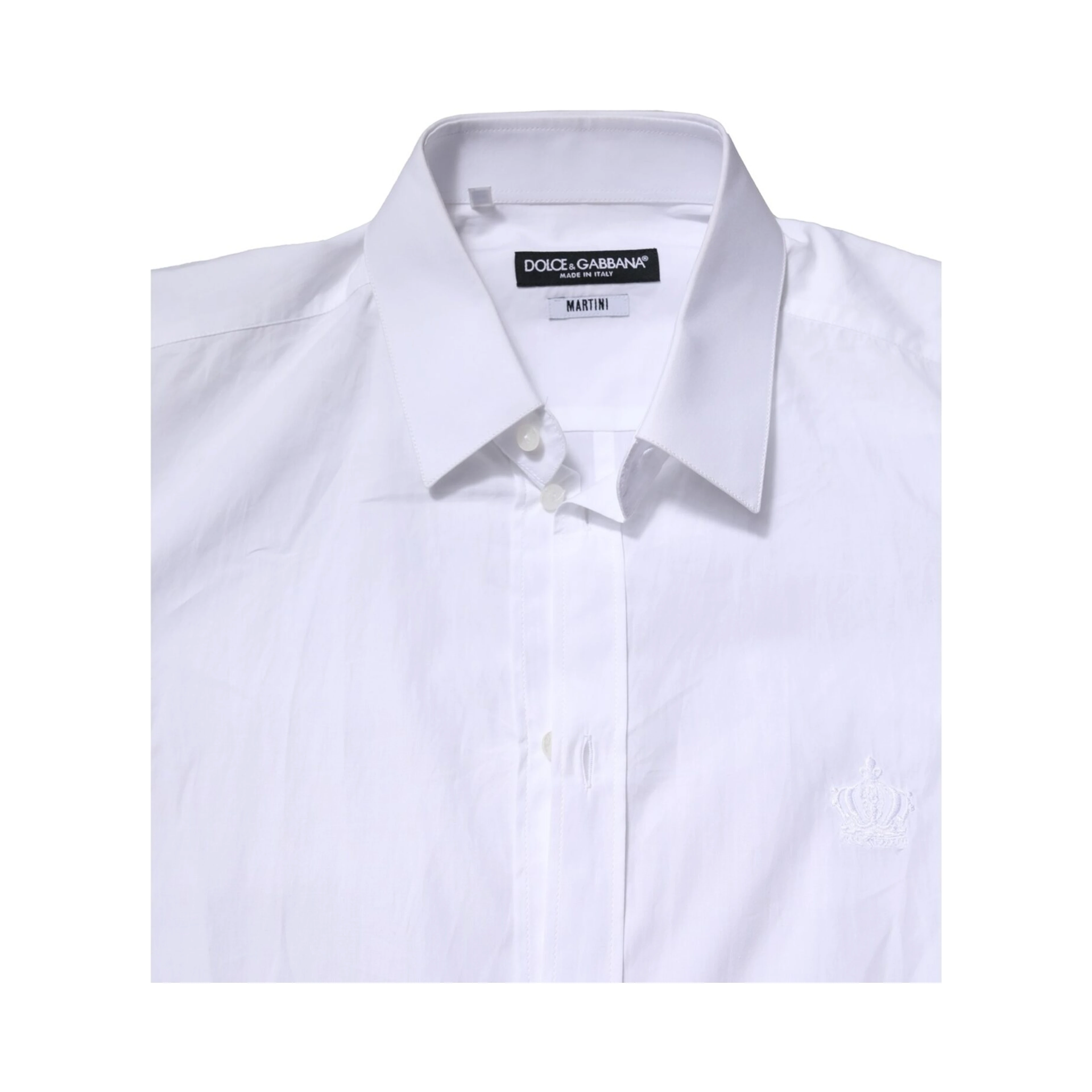 White MARTINI Long Sleeves Men Formal Shirt