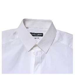 White MARTINI Long Sleeves Dress Formal Shirt