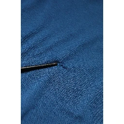 Blue Cashmere Crew Neck Sweatshirt Sweater