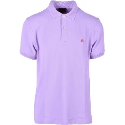 Purple Polyamide Polo Shirt