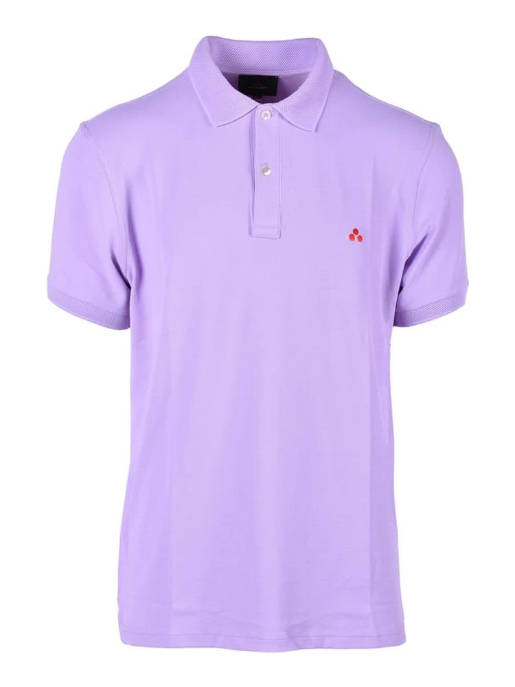 Purple Polyamide Polo Shirt