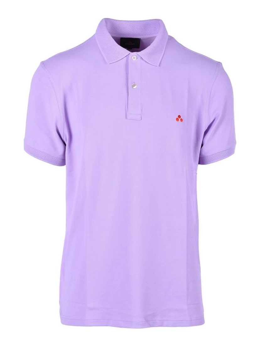 Purple Polyamide Polo Shirt