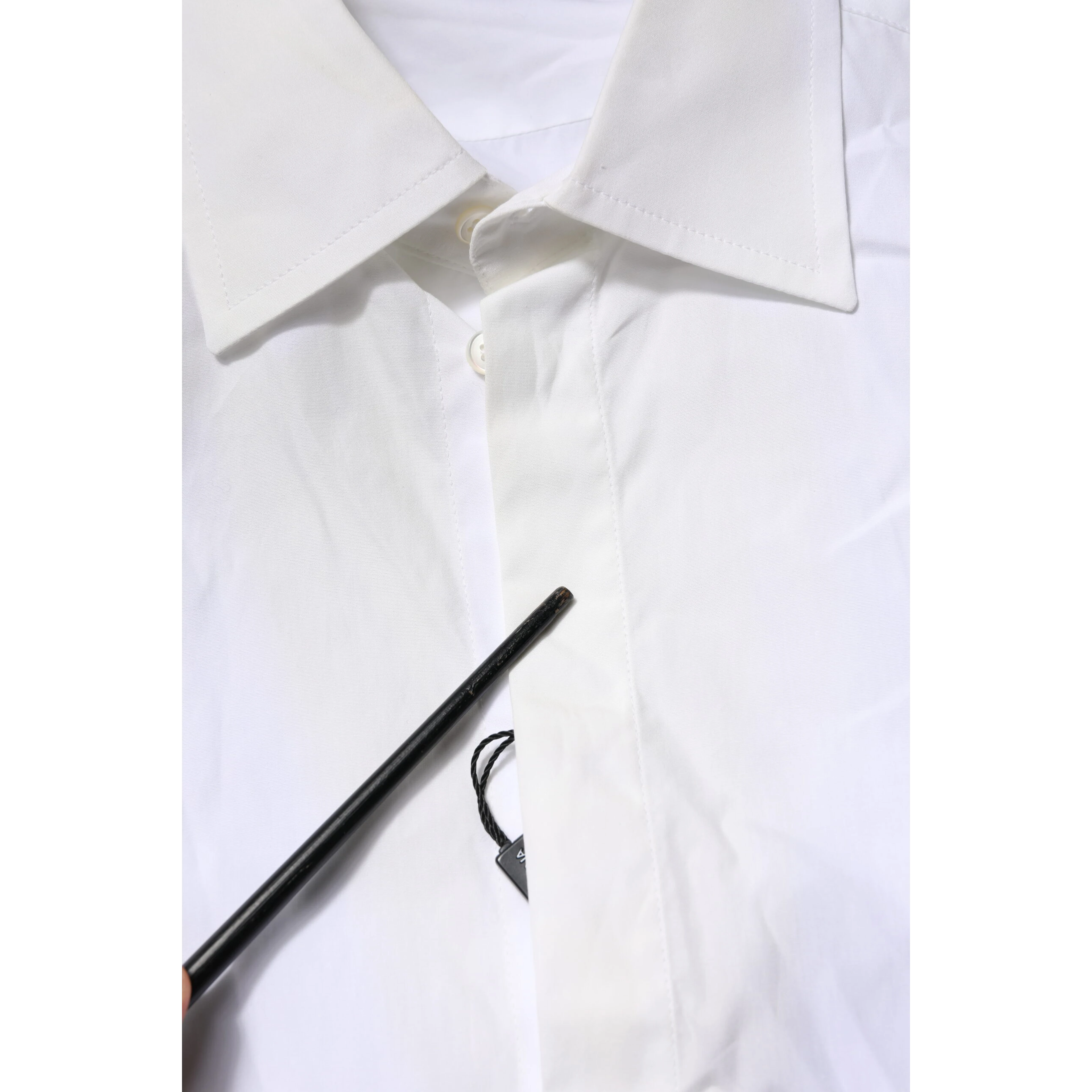 White Poplin Cotton Formal Men Dress Shirt