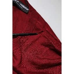 Maroon Cashmere Crew Neck Sweatshirt Sweater