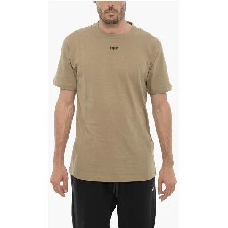 Slim Fit Crew-neck T-Shirt with Embroidered Logo