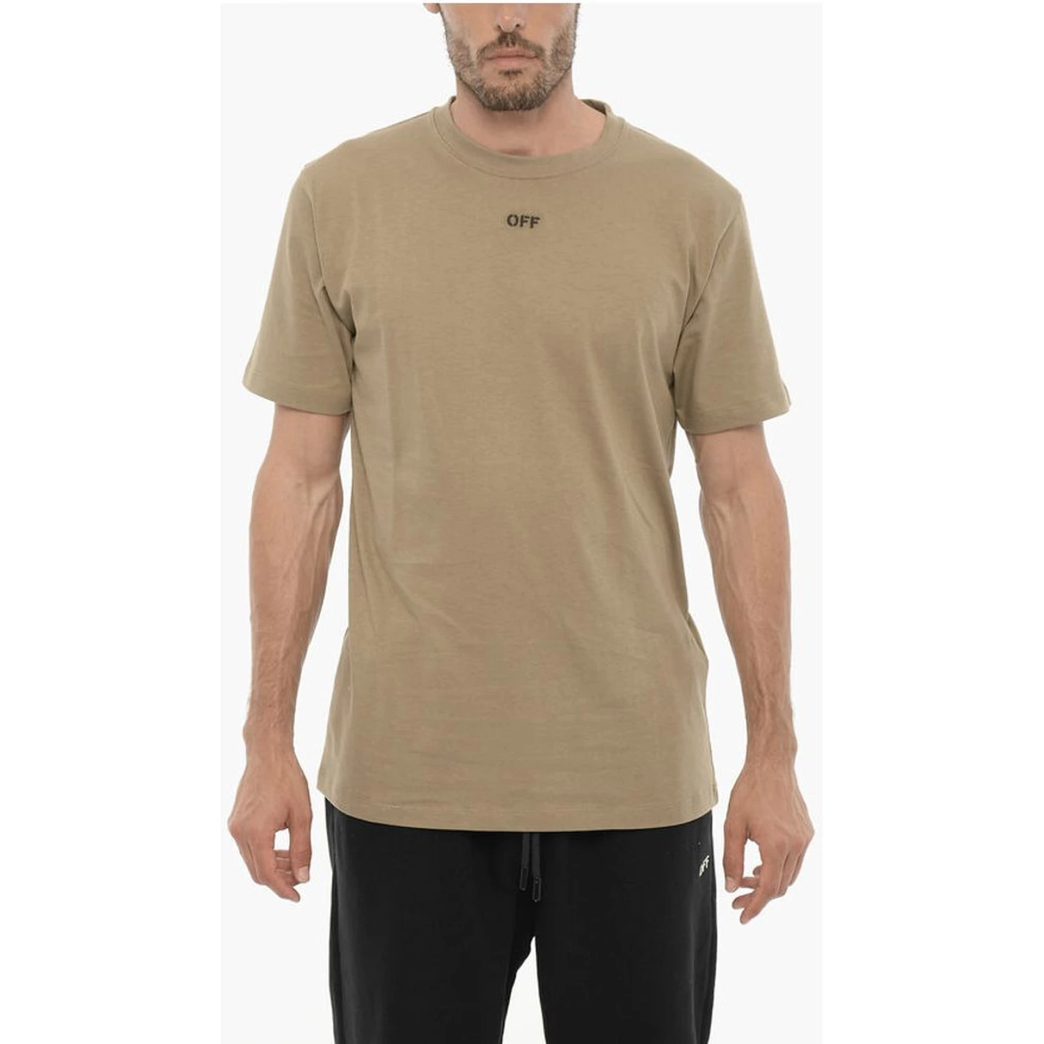 Slim Fit Crew-neck T-Shirt with Embroidered Logo
