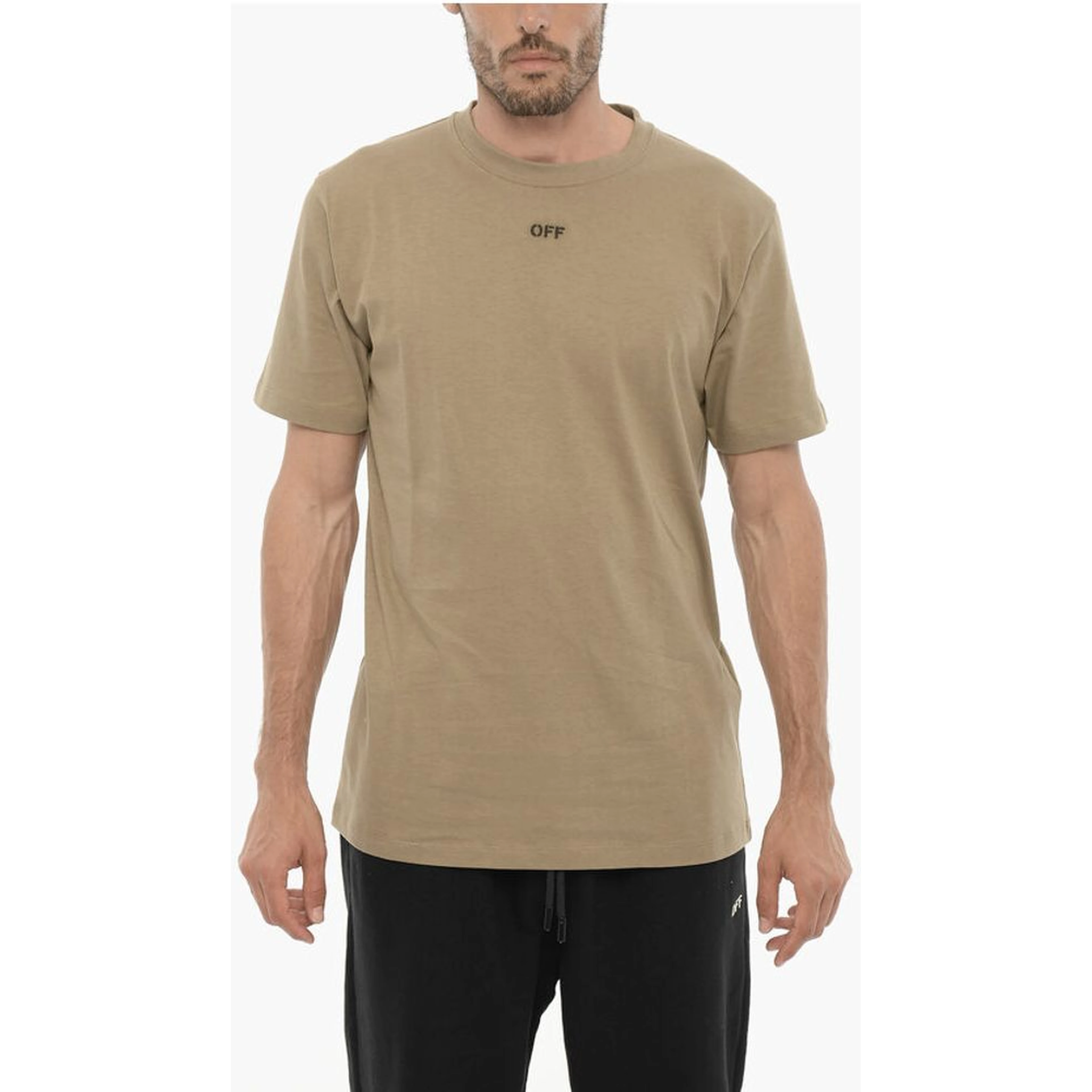 Slim Fit Crew-neck T-Shirt with Embroidered Logo