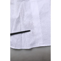 White Cotton GOLD Long Sleeves Formal Shirt
